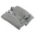 Халат из умягченного льна серого цвета Essential, размер S - Tkano