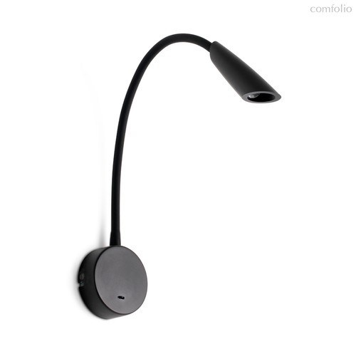 Бра черное Boken 3W LED 3000K, цвет черный - Faro