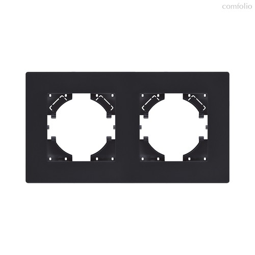 Рамка 2-постовая, черный матовый Kollinger Aspekt AT2BM - Kollinger