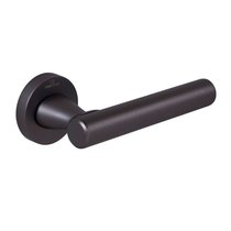 Дверная ручка KNURLINGS NORA SMOOTH, гладкая МР27 черный матовый никель - Cebi