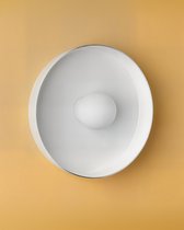 Белый настенный светильник Кассель - Ø 35 см, цвет белый - Louvre Home