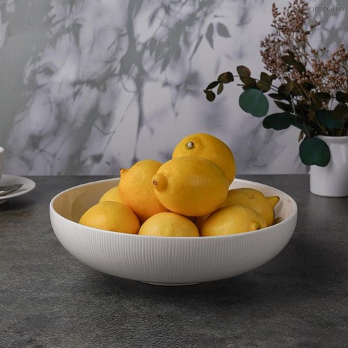 Салатник 1600 мл d 23 см h6,8 см Neo Silk 4шт., цвет белый - Noble