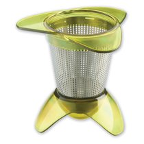 Фильтр для чая Tovolo для чашек и чайников на подставке, металл, пластик - Tovolo