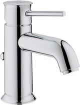 23161000 BauСlassiс Смеситель для раковины с донным клапаном, хром - Grohe