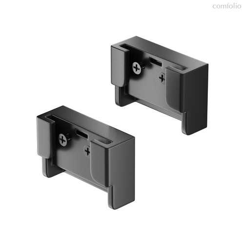 Заглушка двойная Parity черная, 2 шт в упаковке - Maytoni