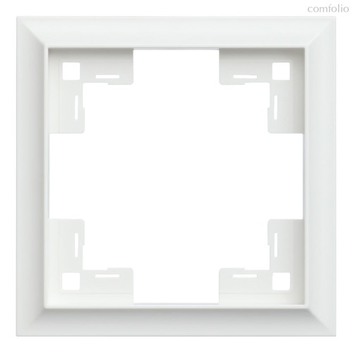 Одноместная рамка классик 35910 MW, белый сатин - Rikett