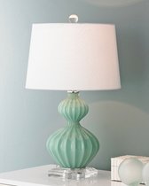 Бирюзовая настольная лампа Майра, цвет бирюзовый - Louvre Home