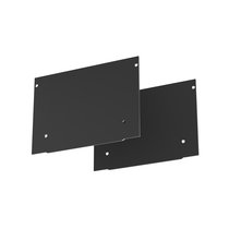 Заглушка декоративная черная - 2шт.+ 8 саморезов для профиля ALM-11681-PL-B-2M - Maytoni