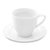Чашка для кофе с блюдцем 0,180л Hotel, цвет белый - BergHOFF