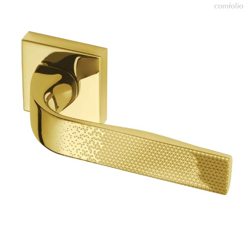 Дверная ручка Frascio Trend Eidos Decor Network Inoxbrass Shiny 634/50Q-INBRSH - Frascio