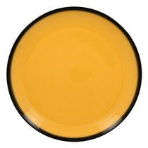 Тарелка круглая RAK Porcelain LEA Yellow 18 см (желтый цвет), цвет желтый, 18 см - RAK Porcelain