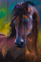 Лошадь Акварель 100х150 см, 100x150 см - Dom Korleone