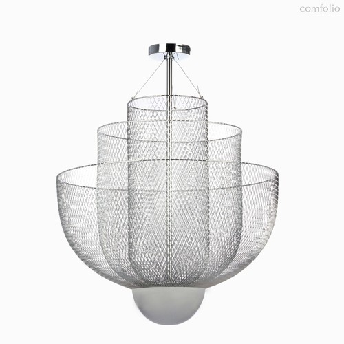 Подвесной светильник Palazzo диаметр 60, цвет серебряный - Cosmo