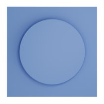 Накладка для светорегулятора поворотно-нажимного, S70 деним - Voltum