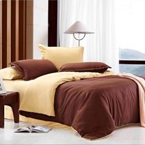 Шоколад - комплект постельного белья, цвет коричневый, 2-спальный - Valtery