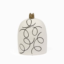 Статуэтка Circle Crown высота 23, цвет белый/золотой - Cosmo