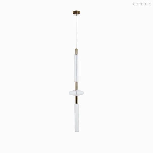 Подвесной светильник Waterfall Triple диаметр 25, цвет золотой/прозрачный - Cosmo