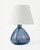 Синяя настольная лампа Дэми, цвет синий - Louvre Home
