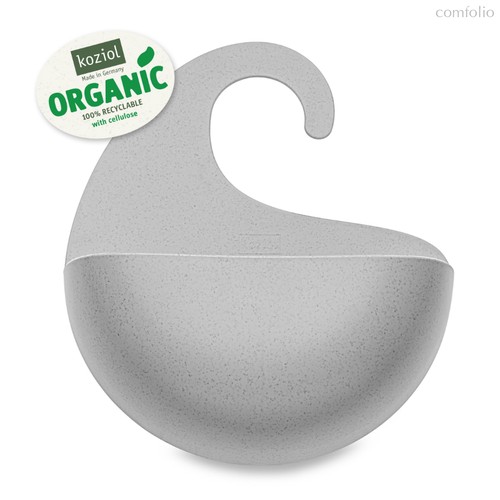 Органайзер для ванной SURF M Organic, серый - Koziol