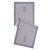 Дорожка из хлопка фиолетово-серого цвета с рисунком Щелкунчик, New Year Essential, 53х150см - Tkano