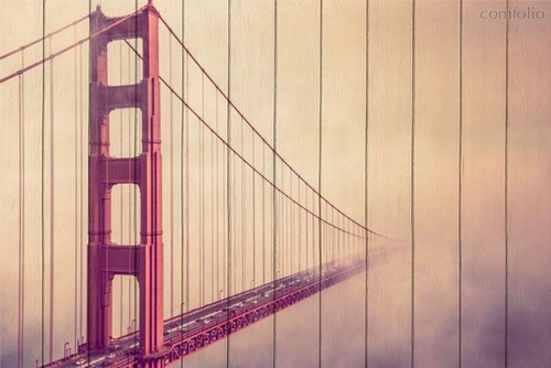 Мост в тумане 100х150 см, 100x150 см - Dom Korleone