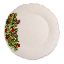 Тарелка обеденная Bordallo Pinheiro "Рождественская гирлянда" 29,5см - Bordallo Pinheiro