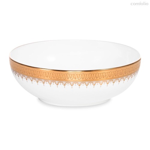 Салатник порционный Narumi Золотая монета 13 см, фарфор костяной - Narumi