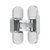 Петля скрытая с 3D регулировкой 110x30-3D-M.CHROME (матовый хром, с металлическими накладками) - Archie