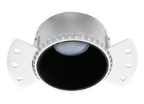Click-Click Светильник встраиваемый, MR16, LED, GU10, IP20, черный , D85хH55 мм. Монтаж. D85мм, без лампы - Donolux