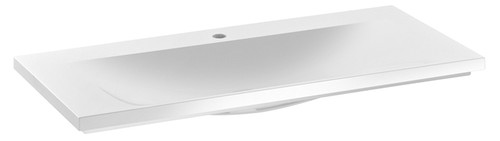34071311001 ROYAL REFLEX Умывальник из минерального литья 1000x490х30, для смесителей на 1 отверстие, с системой слива-перелива CLOU - Keuco
