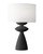 Черная настольная лампа Анза, цвет черный - Louvre Home
