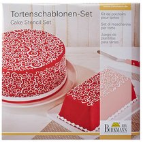 Набор трафаретов для украшения торта Birkmann "Завитки" 29x26см, 11,5x24см, 2 шт