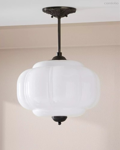 Черный подвесной светильник Элаиза, цвет черный - Louvre Home