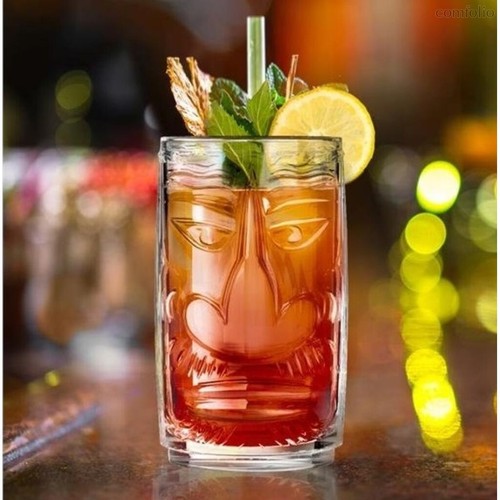 Бокал стакан для коктейля 450 мл "Тики" хр. стекло Sardinia Luxion RCR Cristalleria 4 шт. - RCR Cristalleria Italiana