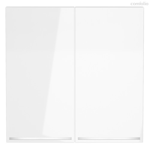 Клавиши для выключателя/переключателя двухклавишного с подсветкой, S70 белый глянцевый - Voltum