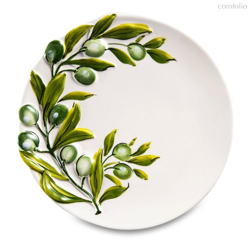 Тарелка закусочная Edelweiss Оливки 22 см, керамика - Edelweiss
