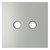Накладка для розетки телевизионной оконечной TV+SAT, S70 сталь - Voltum
