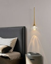 Золотой подвесной светильник Дольф