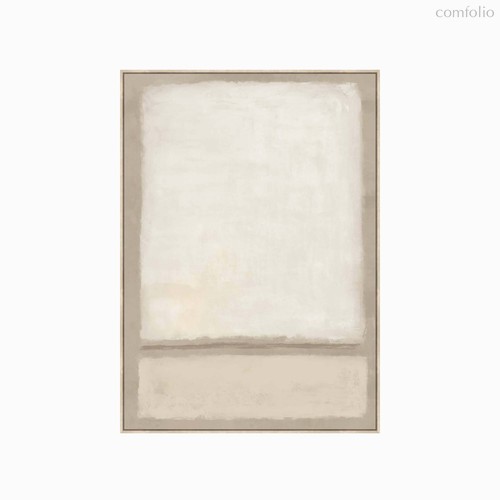 Постер Witte 140х100, цвет бежевый/темно-бежевый - Cosmo