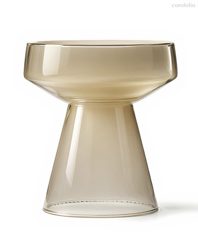 Серо-коричневый столик Флумс Ø 37 см - Louvre Home