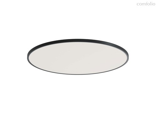 LED Disco светильник накладной, 24Вт, D300хH25мм, 2100Лм, 3000К, IP20, Ra80, черный RAL9005, блок питания в комплекте - Donolux