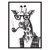Жираф Графика, 50x70 см - Dom Korleone
