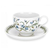 Чашка чайная с блюдцем Portmeirion "Ботанический сад.Колокольчик" 280мл
