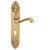 Дверная ручка Venezia Carnevale CYL на планке PL90 полированная латунь - Venezia Collezione