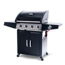 Газовый гриль 4+1 горелки, цвет черный - Start Grill
