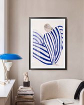 Постер Blue Stripe - Louvre Home