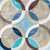 Ткань лонета Ритм блюз ширина 280 см/ 1892/1, цвет синий - Altali