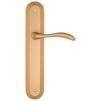 Дверная ручка на планке Fratelli Cattini LUCCIA PL288-BS матовая латунь - Fratelli Cattini