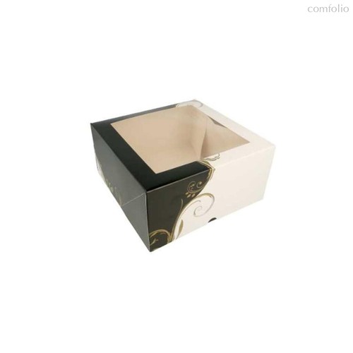 Коробка для торта с окном 24*24*12 см, белая, картон, Garcia de PouИспания - Garcia De Pou