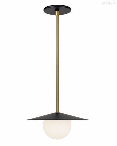 Чёрно-золотой подвесной светильник Милти, цвет золотой - Louvre Home